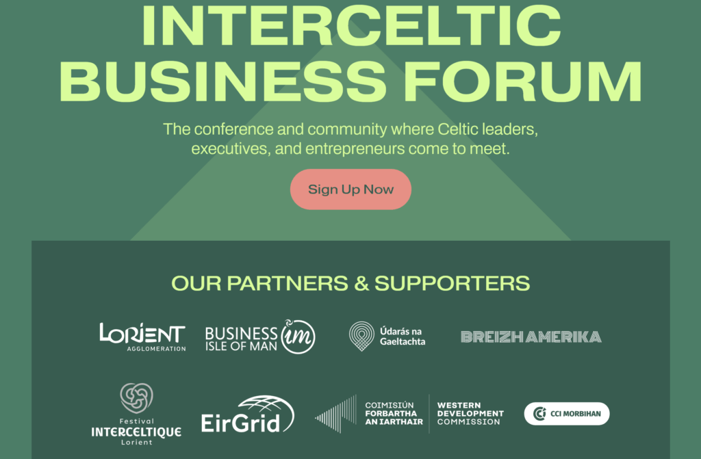 capture écran interceltic business forum